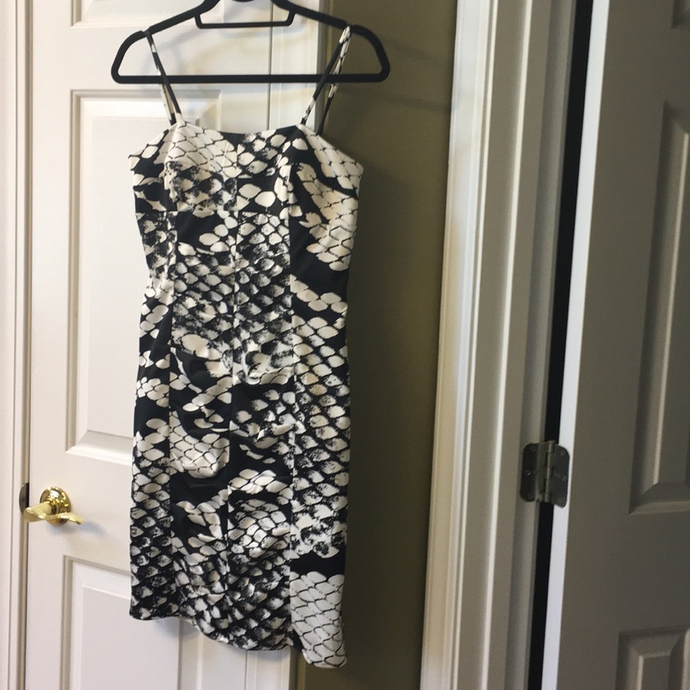 Black and white cocktail dress (size 4ish)